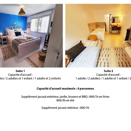 Dream Of Mediterranean House, Jacuzzi, Bbq, Delices Ensoleilles Guest house Sartrouville